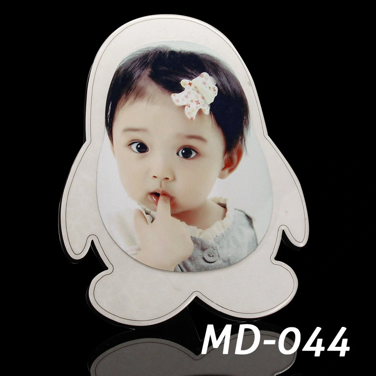 Penguin Shaped Sublimation Blanks MDF Baby Photo Frame with Aluminum Sheet MD-044