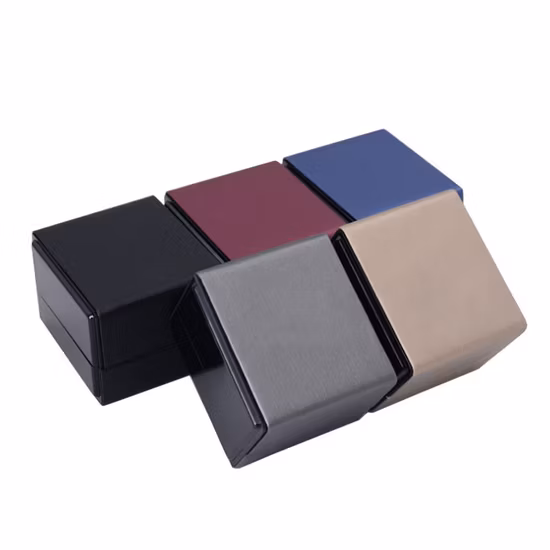 Popular and Fashionable Creative Oval Proposal LED Light Ring Box, Special Jewelry Box