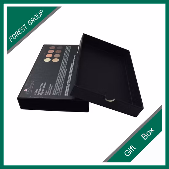 Black Drawer Style Paper Eye Shadow Box