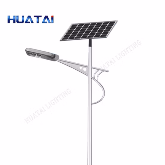 Hot Sale Round Bending 6m 8m 12m Galvanized Steel Pipe Single Double Arm Outdoor Street Light Pole