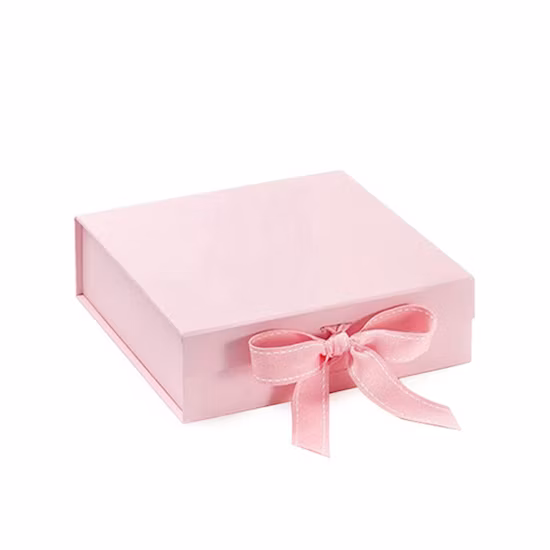 High-End Luxury Folding Paper Box Gift Box with Magnets Ribbon Gift Box