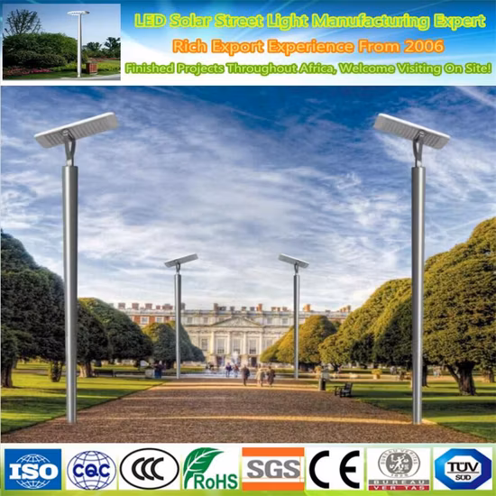 with Single/Double Arm 12m 10m 8m 6m Galvanized Cast Aluminum Solar Street Light Pole